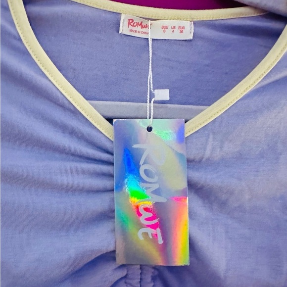 Cropped color-block Tee - Picture 2 of 6